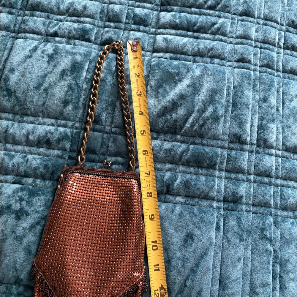 Whiting & Davis Rose Gold Mesh Clutch - Picture 4 of 4